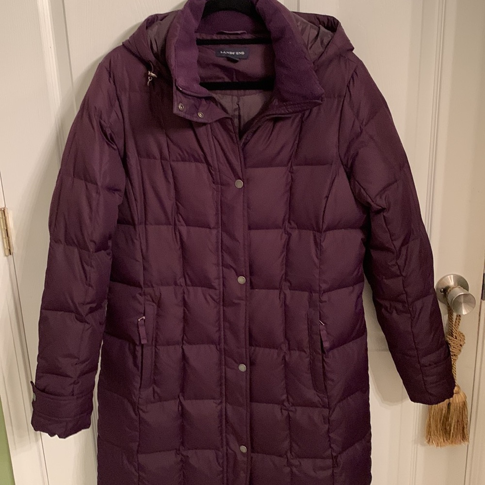 Lands’ End Down maxi coat - Picture 4 of 9